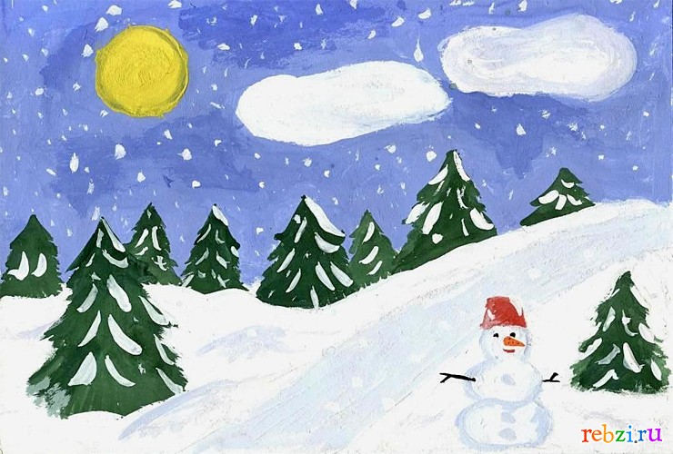 Картины художников «Зима»: фото зимнего пейзажа | Музей искусств